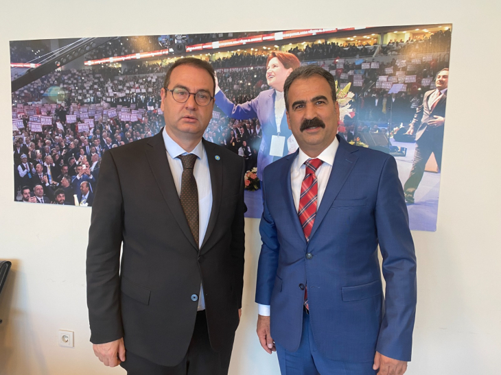 Ercan, ilimizin sorunlarını İYİ Parti Genel Merkezi'ne sundu
