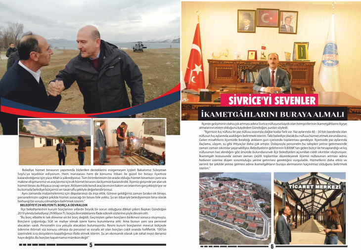 Başkan Turgay Gündoğan: Yeni bir Sivrice inşa ediyoruz