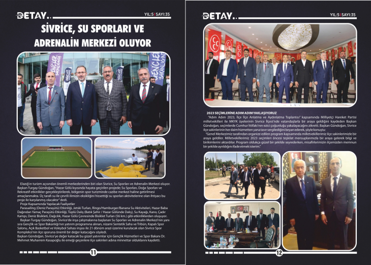 Başkan Turgay Gündoğan: Yeni bir Sivrice inşa ediyoruz