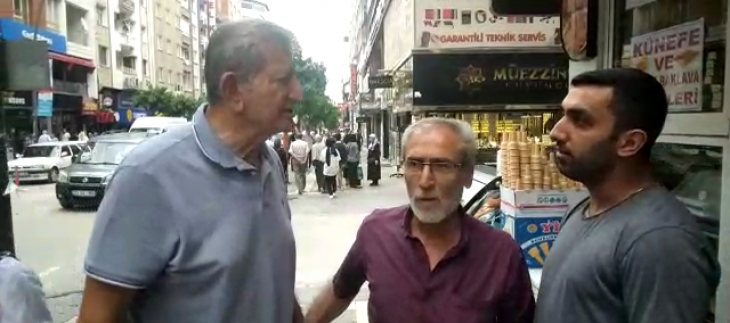 Ali Özcan, Gazi Caddesi'nde vatandaşları dinledi