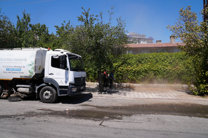 Elazığ Belediyesi'nden kapsamlı temizlik çalışmaları